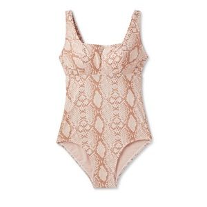 One piece kona sol snake print swimsuit size xl
